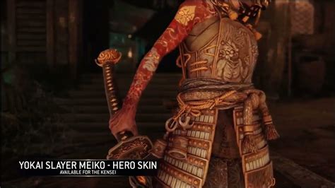 For Honor Yokai Slayer Meiko – Kensei Hero Skin dlc